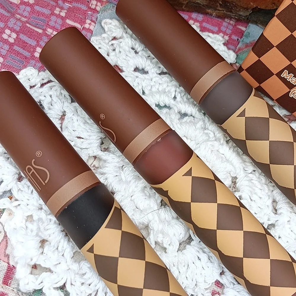 🆕️CHOCOLATE MATTE LIQUID LIPSTICK SET ALL DAY WEAR & ANTI SMUDGING